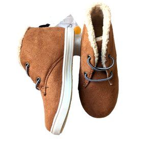 Carter's Toddler Kids Boys Sneaker Boot Faux Suede Winter Lace-Up Shoe B…